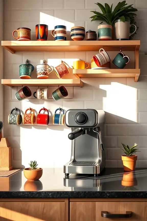 creative mug display ideas