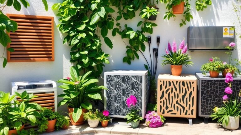 creative outdoor ac covers