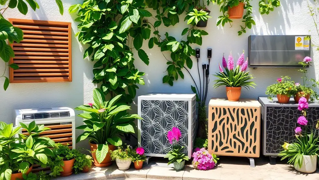 creative outdoor ac covers