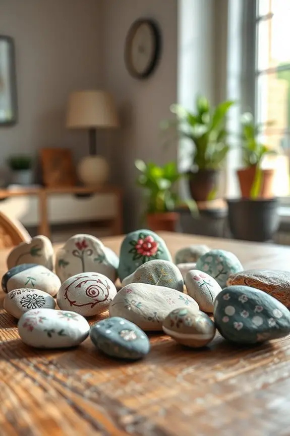 creative painted rock art