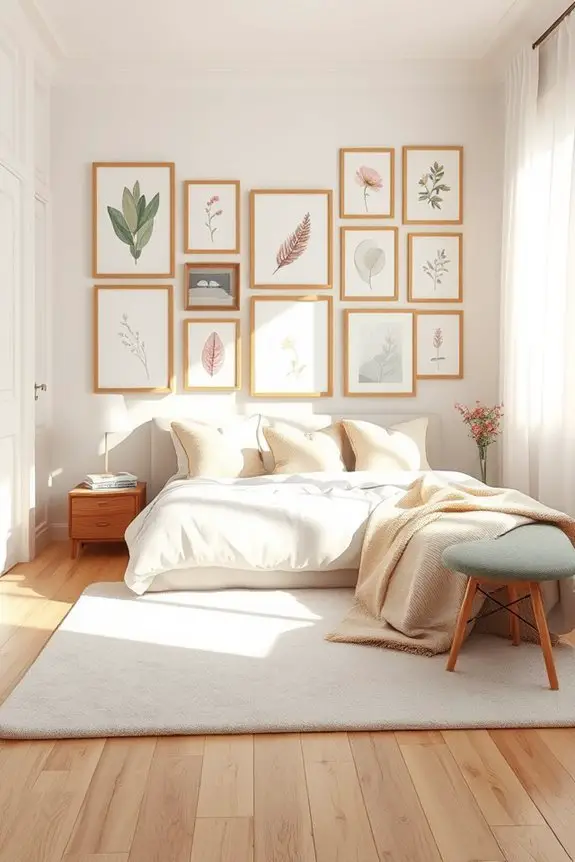 creative personalized gallery walls