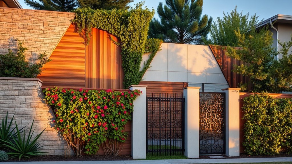 creative privacy wall designs