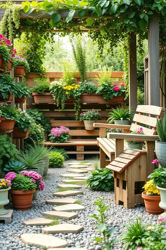 creative recycled garden ideas