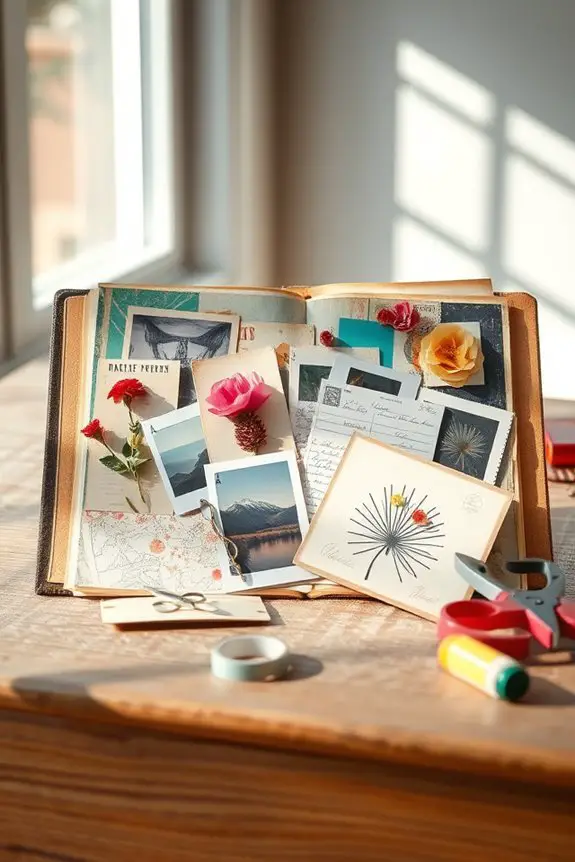 creative scrapbook wall art