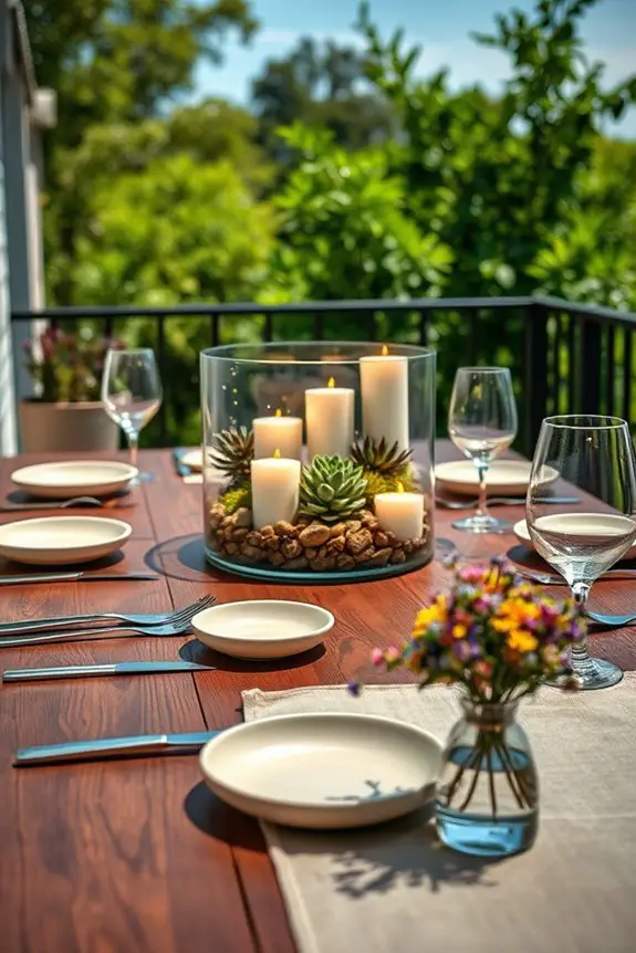 creative seasonal table arrangements