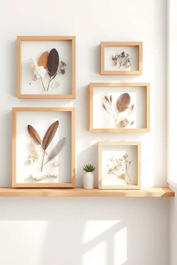 creative shadow box decor