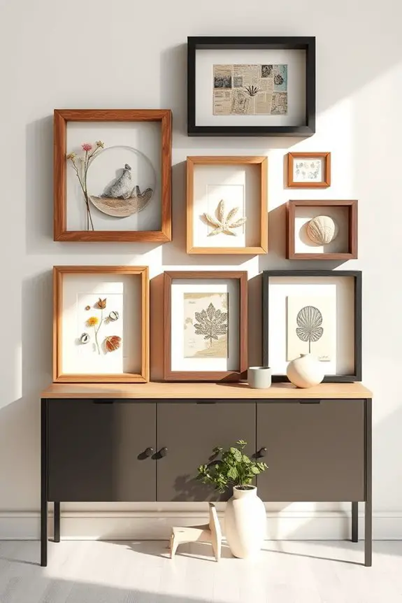 creative shadow box displays
