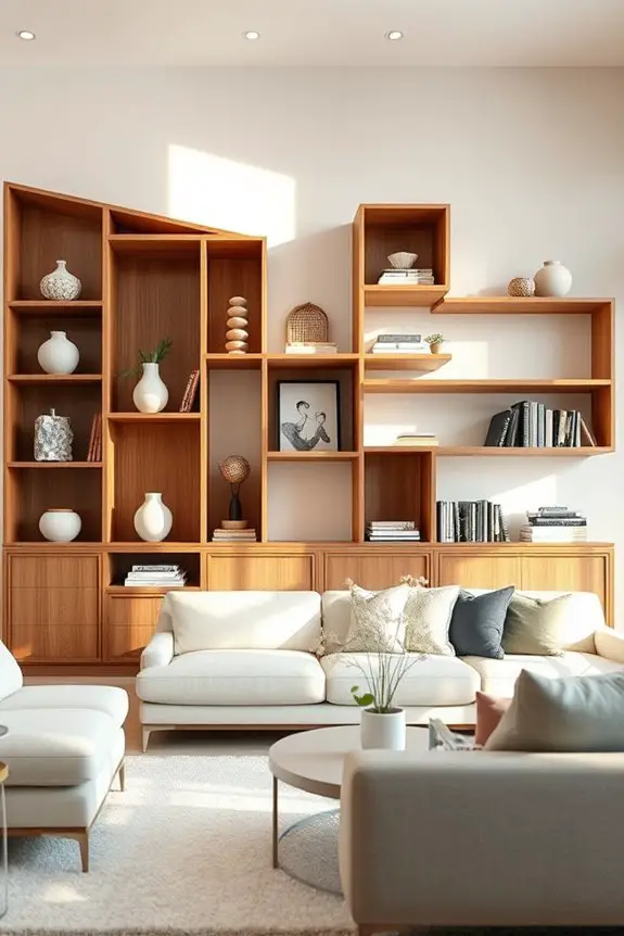 creative statement shelves elevate