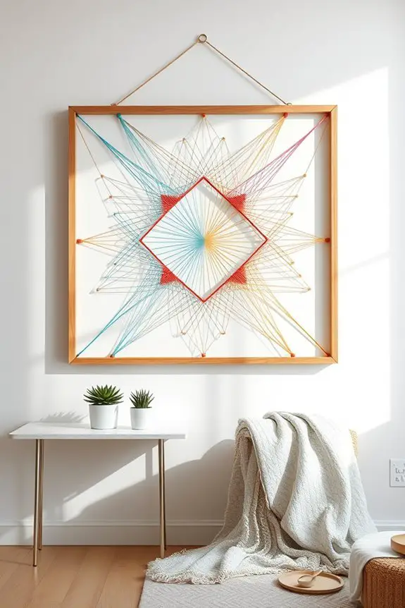creative string art masterpiece