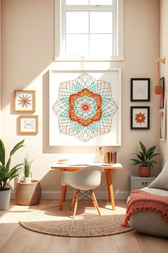 creative string art project