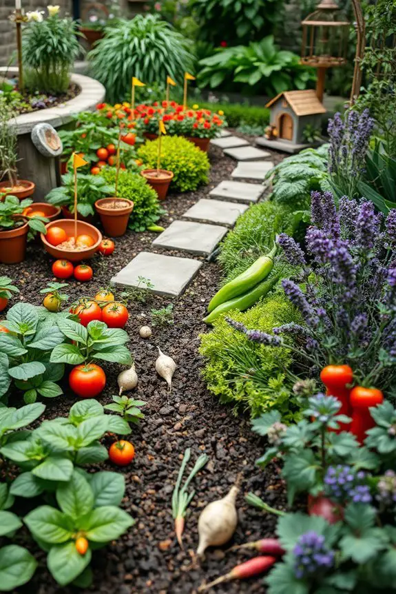 creative themed vegetable gardening