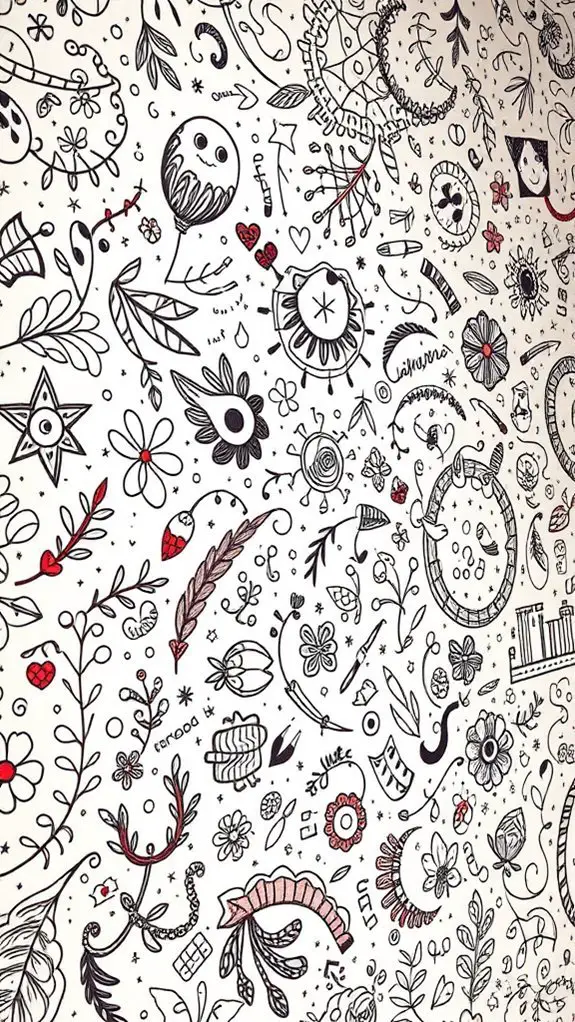 creative wall doodling fun