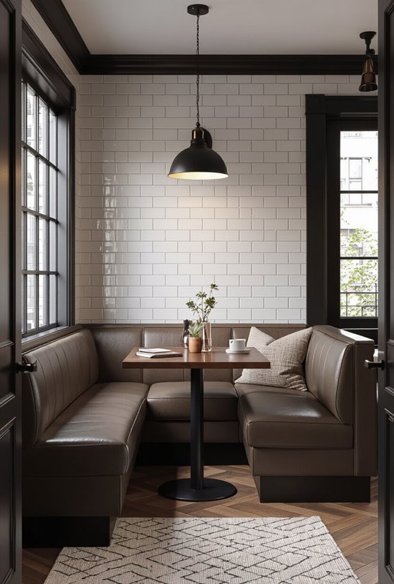 crisp muted subway brick