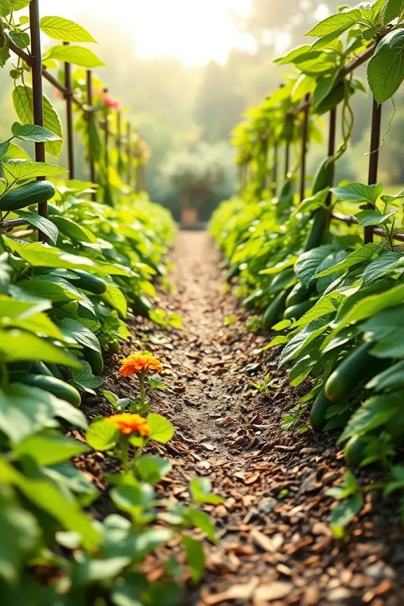 cucumber garden layout design