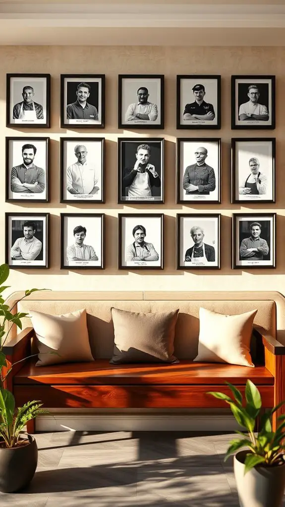 culinary achievements celebration wall