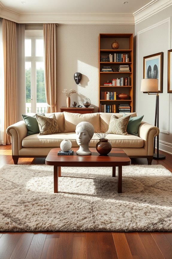 cultural artifacts enhance decor