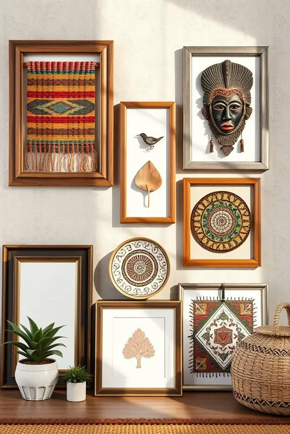 cultural artifacts enhance decor