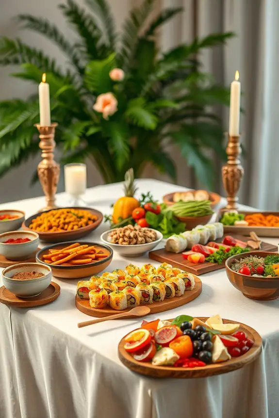 cultural cuisine bridal shower