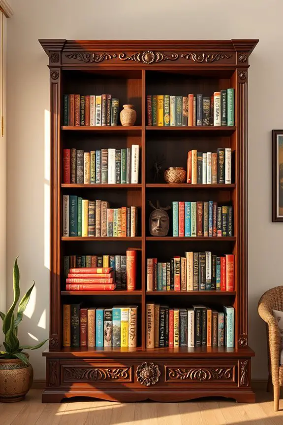 cultural storytelling through bookshelves