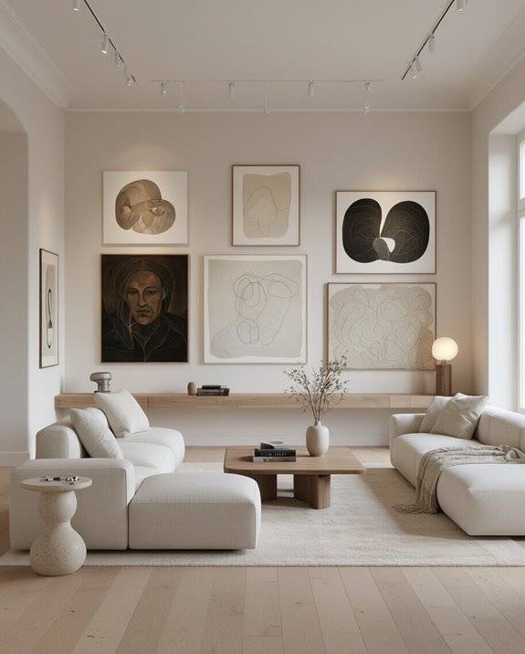 curated artistic living space