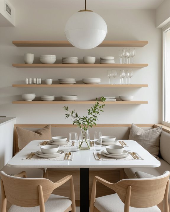 curated decorative dining storage