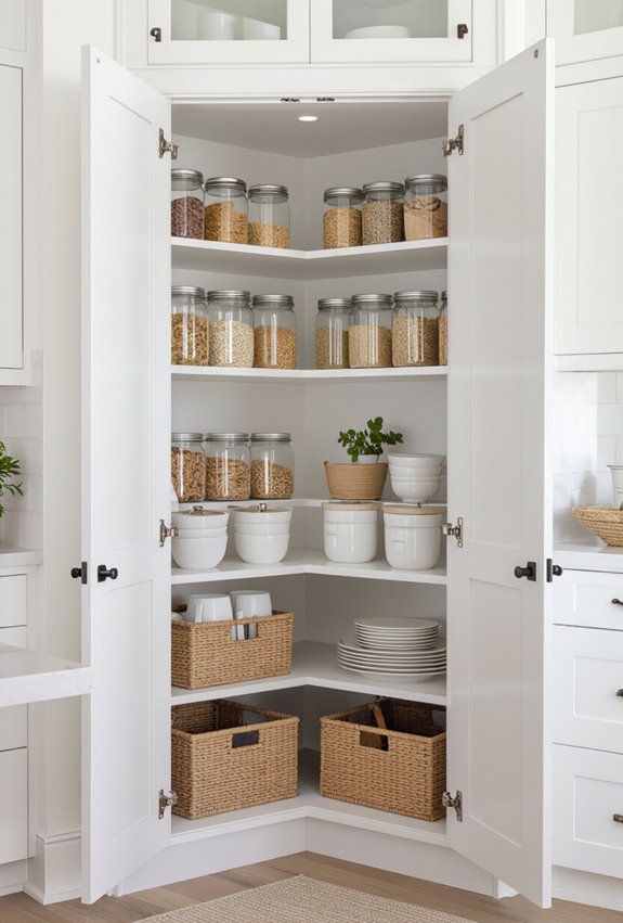 curated functional corner pantry reveal