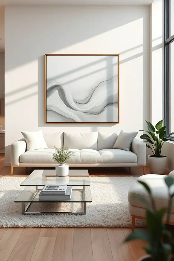 curated gallery wall display