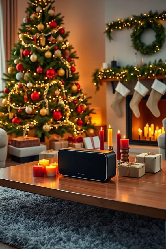 curated holiday music playlist