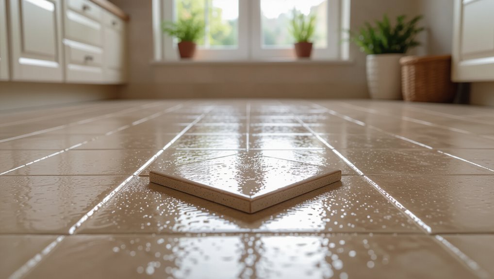 cure adhesive protect tiles