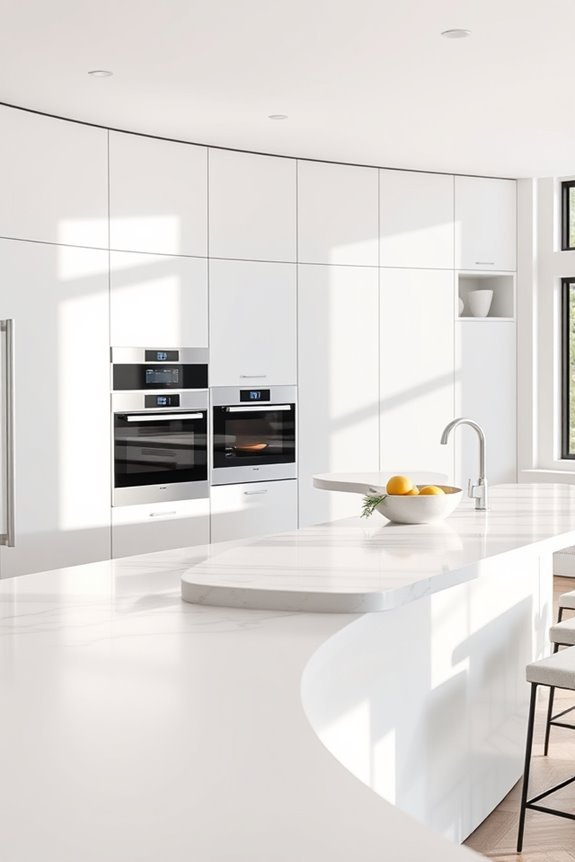 curved kitchen peninsula benefits