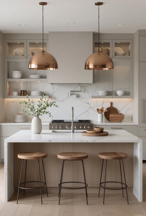 curved matte dome pendant lighting