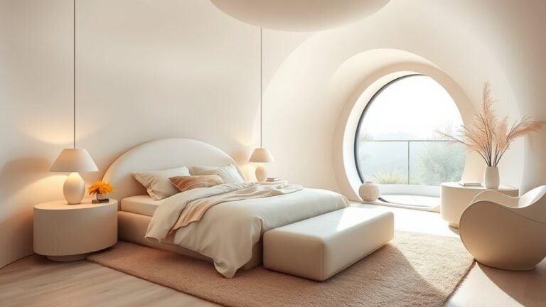 curved modern bedroom designs