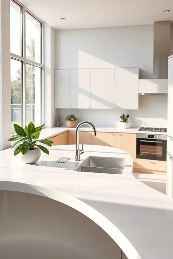 curvilinear kitchen design trends