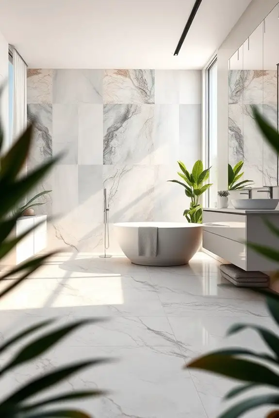 custom artistic bathroom tiles