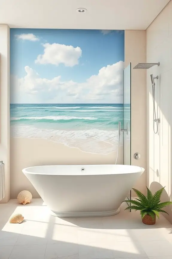 custom beach mural designs