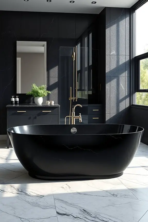 custom black granite designs
