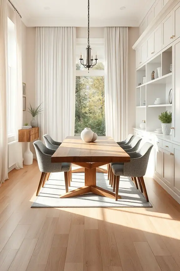 custom built ins enhance dining