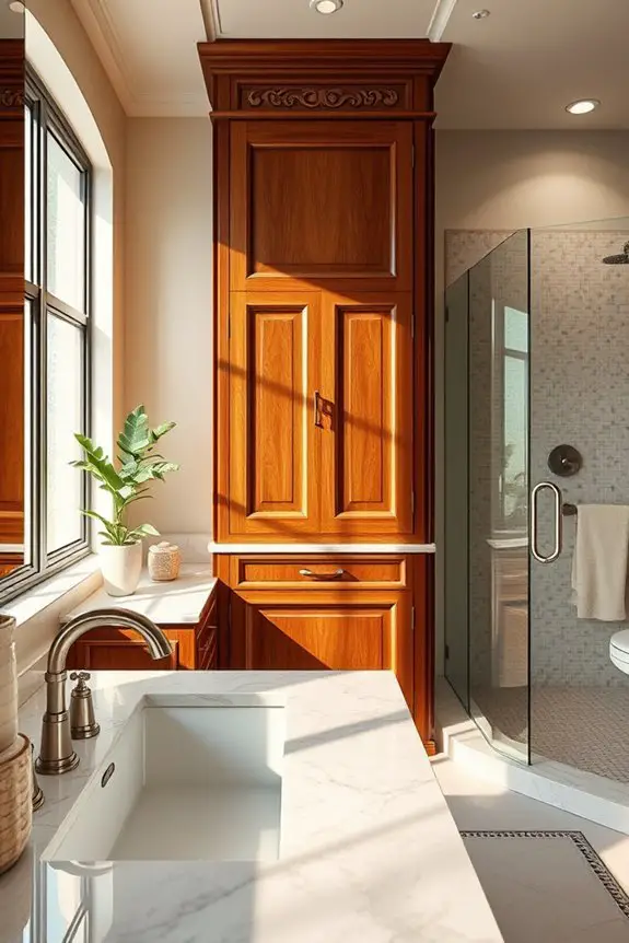 custom cabinetry enhances functionality