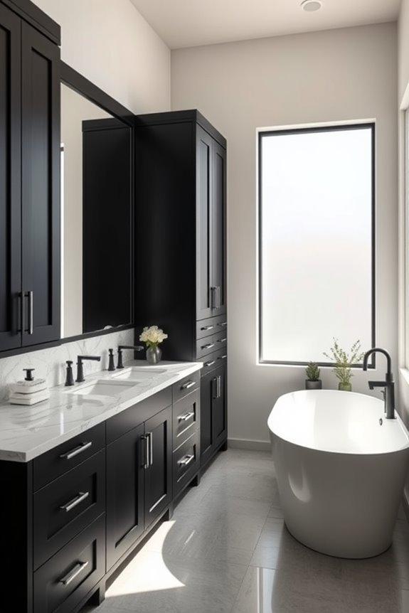 custom cabinetry for bathrooms