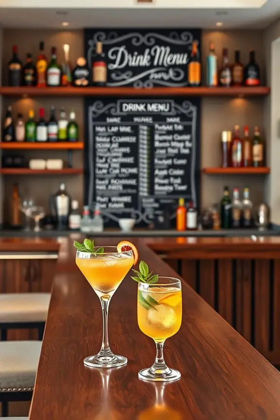 custom cocktails for guests