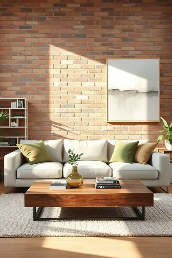 custom colorful brick finishes
