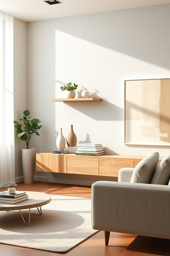 custom diy floating cabinets