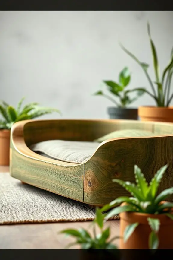 custom eco friendly pet bed