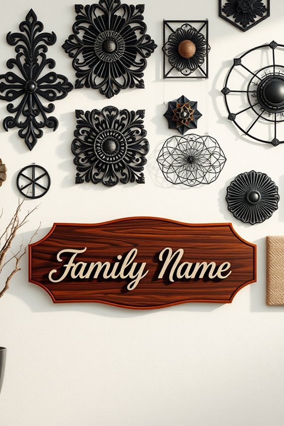 custom family name signs