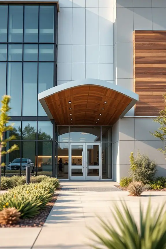 custom gym exterior branding
