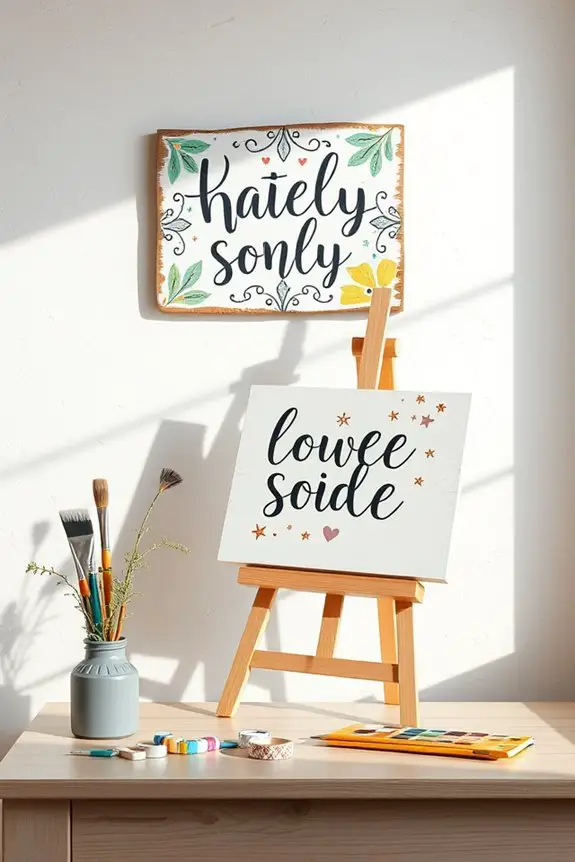 custom hand painted signs