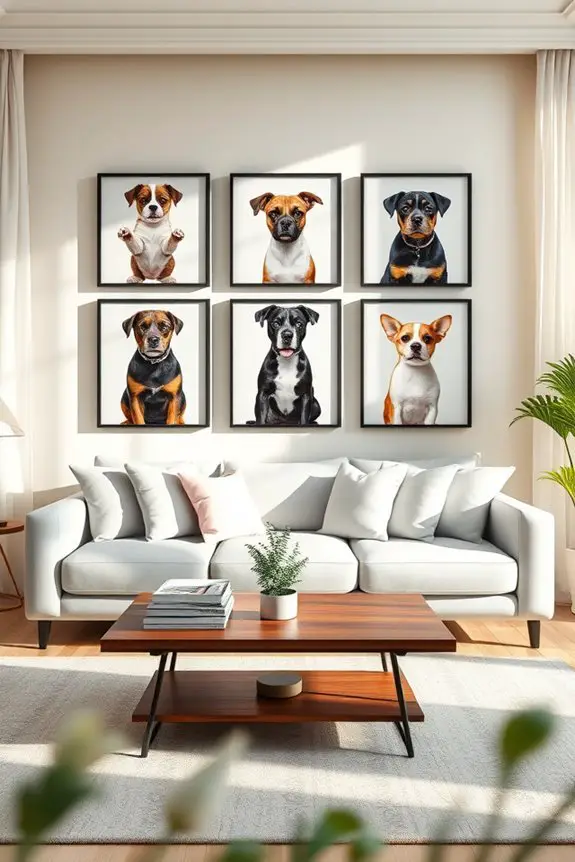 custom pet portraits brighten spaces