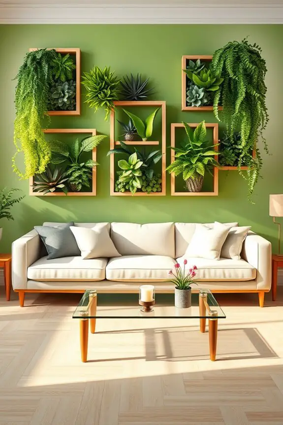 custom plant wall displays
