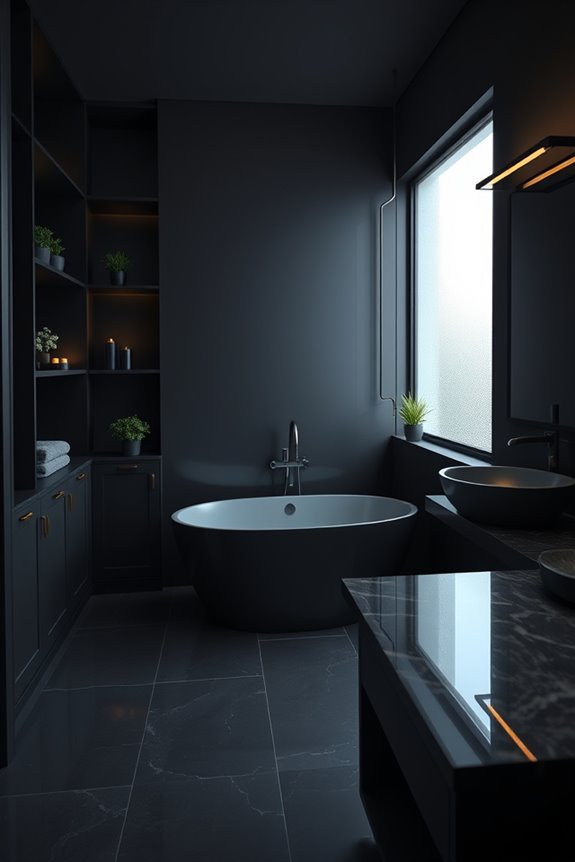 custom shelving for bathrooms