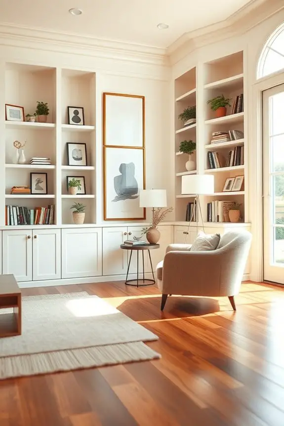 custom shelving for organization